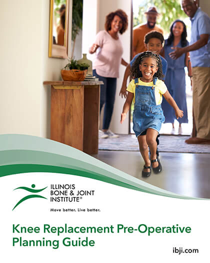 IBJI knee patient education guide cover